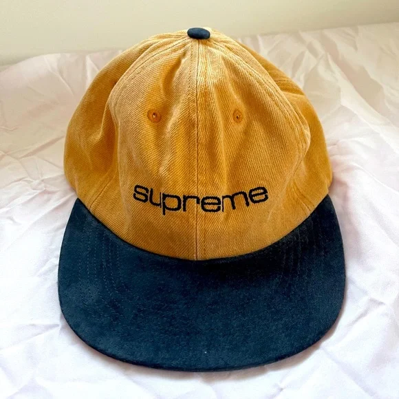 Supreme | Accessories | Supreme Denim Suede Compact 6 Panel | Poshmark